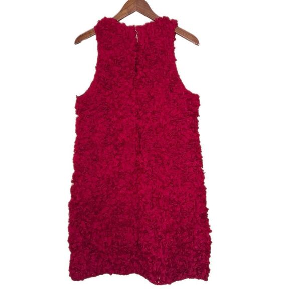 J. Crew Red Rosette Sleeveless Mini Dress - Picture 4 of 8